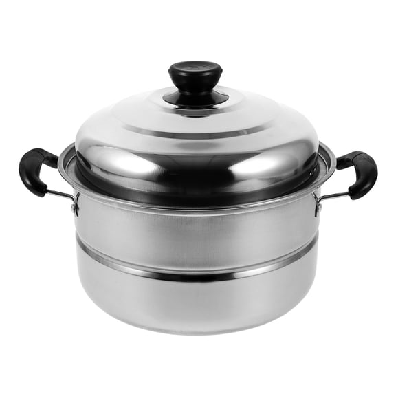 SOPOTUTU Kitchen Steam Pot Stainless Steel Boiling Small Family Cooking 1Pack