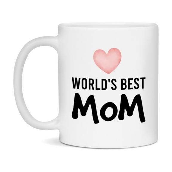 World's Best Mom Mug, Mom Superlative Coffee Mug, 11oz or 15oz Ceramic Cup, Gift for Mom