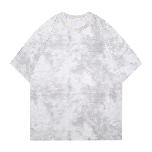pstuiky camisetas para hombre, Camisas casuales de manga corta con cuello redondo y diseño conciso de color liso para hombre camisas casuales para hombre l