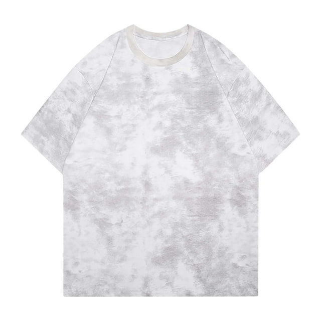 pstuiky camisetas para hombre, Camisas casuales de manga corta con cuello redondo y diseño conciso de color liso para hombre camisas casuales para hombre l
