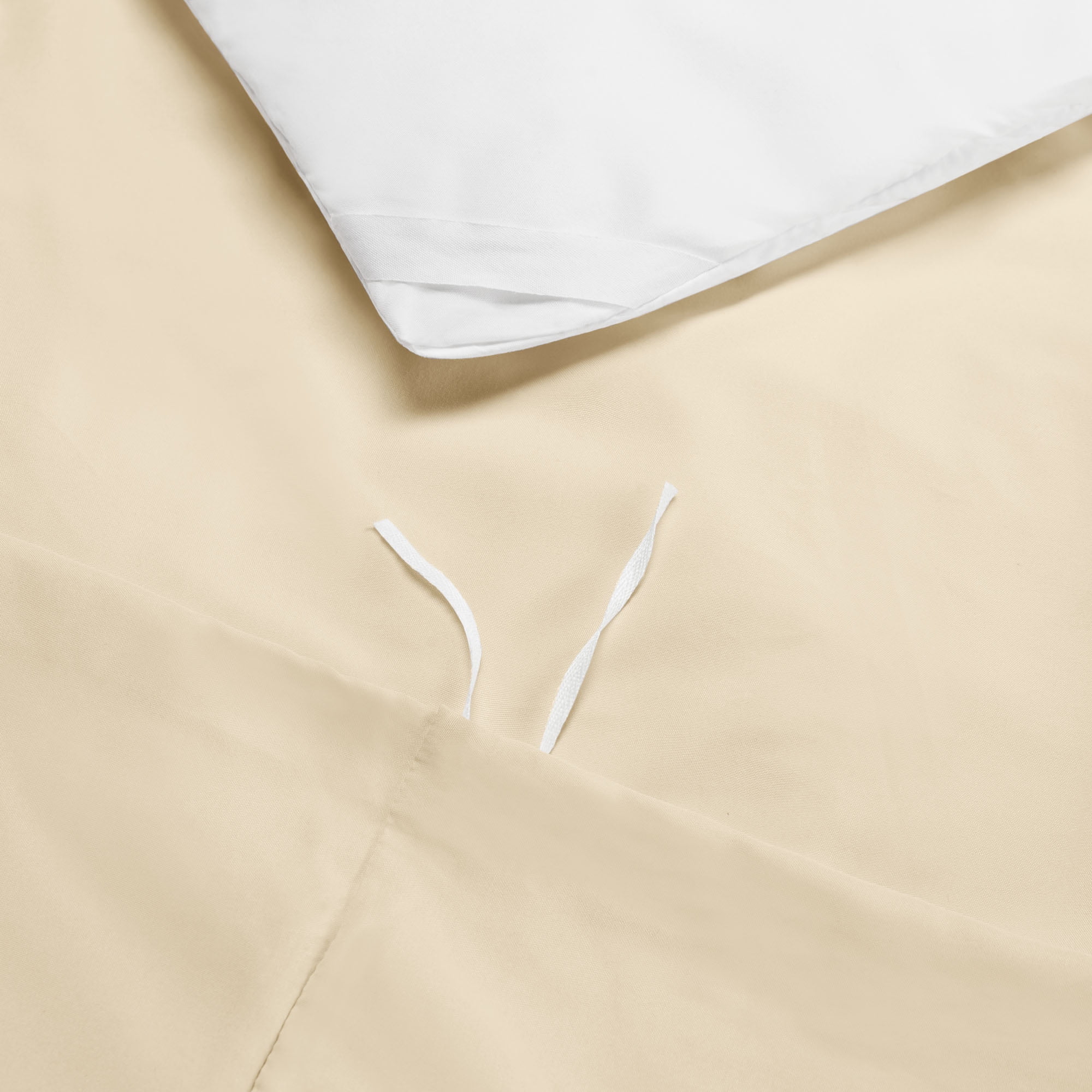 Hearth & Harbor 3-Piece Cream Duvet Cover Set, Full