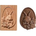 thumbnail image 1 of Cookie Cutter Set RongSheng Wooden Cookie Cutter Flower Pine Hand Carved Animal Footprint Mold Used for DIY Muffin Biscuit Fondant Cake Decorating Bak, 1 of 5