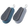 thumbnail image 1 of Reusable Nail Brush for Hands Washing and Cleaning with Soft Bristles Assorted Color 2 Pieces, 1 of 9