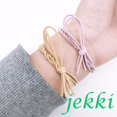 thumbnail image 3 of Kk-Lazos Para El Cabello Para Mujer , Cuerda Elástica Tejida Multicolor , Soporte Pulsera Para Niñas , Adolescentes , 11 Colores, 3 of 4