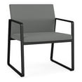 thumbnail image 1 of Gansett Reception Waiting Oversize Guest Chair / Black Steel / Light Gray, 1 of 7