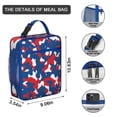 thumbnail image 2 of Camouflage Lunch Bag – Hunting Camo Design Military Tactical Style Woodland Jungle Desert Print Outdoor Reusable Insulated Lunch Tote, 2 of 6