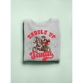 thumbnail image 3 of Saddle Up Santa - Cowboy Xmas Men's Sweatshirt, 3 of 4