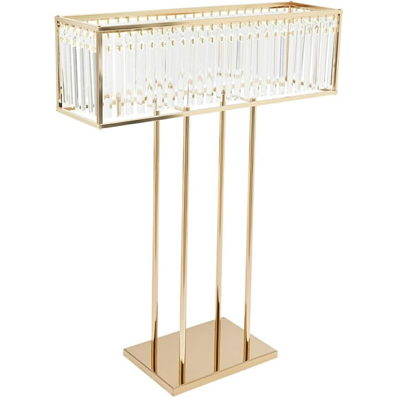 Tall Crystal Wedding Flower Vase, Elegant Wedding Table Centerpiece Vase,Crystal Flower Vase,Tall Floral Arrangement Stand for Wedding Party