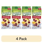 (4 pack) Tropicana Twister Fruit Punch Flavored Juice Drink, Pulp-Free, 59 oz Carton