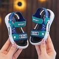 thumbnail image 2 of TOWED22 Boy's Sandals Summer Sports Beach Shoes Outdoor Open toe Sports Sandals for Kids(Green,10), 2 of 4