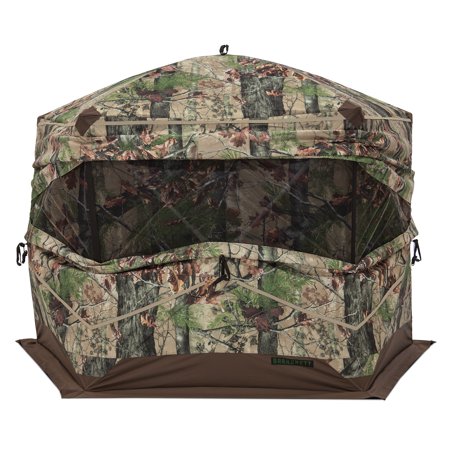 Barronett Blinds Big Ox 5 Backwoods Camo Heavy Duty Pop Up Ground Hunting