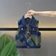 thumbnail image 4 of Chaqueta vaquera sin mangas con solapa estampada para niños, moderna, versátil, fresca y casual, sin mangas y con capucha, abrigo de poliéster para niños, 4 of 9