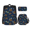 thumbnail image 1 of Fotbe Sea Turtles Swimming Set Escolar 3 en 1 para Niños - Mochila Duradera con Lonchera Aislante y Estuche para Lápices - Mochila Escolar para Niños y Niñas, 1 of 7