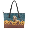 thumbnail image 2 of ZUXONGSY Horse Sunflower Butterfly Print Handbag for Women Large Capacity Satchel Handbags Casual Travel Purse with Handle for Travel Shopping, 2 of 6