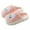 Pink, variant on 1 Pair Women Winter Slippers Thick Plush Cartoon Rabbit Thick Flat Sole Anti skid Slip on Warm Cozy Dorm Slippers Purple S