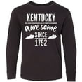 thumbnail image 3 of Inktastic Kentucky is Awesome Since 1792 Long Sleeve Youth T-Shirt, 3 of 5