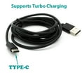 thumbnail image 2 of Charger 6ft USB Cable for Samsung Galaxy S20 Fan Edition Phone - Cord Power Wire Turbo Charge Sync Black R4G Compatible With Galaxy S20 Fan Edition Model, 2 of 6
