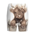thumbnail image 7 of Daiia Cute Cow Bath Mens Woven Stretch Pajama Short,Short Pajama Pants-Small, 7 of 7