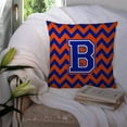 thumbnail image 3 of Monogram Letter Chevron Fabric Decorative Pillow, 3 of 4