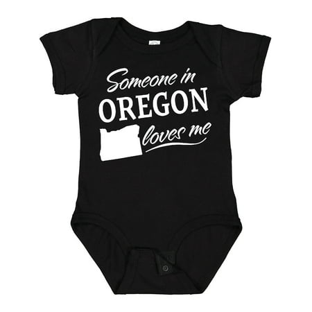 

Inktastic Someone in Oregon Loves Me Gift Baby Boy or Baby Girl Bodysuit