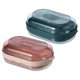 thumbnail image 4 of 2pcs Detachable Soap Dish with Drain Design for Bathroom, Stylish Holder for Home, Dormitory, and Decor Use, 4 of 4