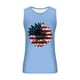 thumbnail image 3 of Tanques para Hombre para el Verano Solto Chaleco Impresión Deportivo Cuello Redondo, Casual, 3 of 3