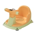 thumbnail image 2 of Asiento de baño antideslizante Baoblaze con termómetro de agua Naranja, 2 of 8