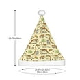 thumbnail image 3 of Fuzoiu Cartoon Dinosaurs Print Santa Hat Christmas Hat for Adults,Santa Hats with Pompom, Unisex Xmas Holiday Hat for Christmas New Year Festive Party Supplies, 3 of 6