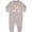 AC-Heather Grey, variant on Goat Girl Farm Animal Baby Fleece Romper