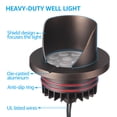 thumbnail image 6 of LEONLITE LED Outdoor In-Ground Lights, Pack of 12, 6 of 7