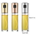 thumbnail image 3 of facefd Oil Sprayer Glass Antislip Household Kitchen Cooking Spray Fine Bottle Reusable Washable Sauce Dispenser Accessories Silver, 3 of 6