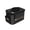 Black, variant on 12L Foldable Fishing Bucket with Handle, EVA Live Fish Bait Container with Carry Net for Wild Fishing, Camping, and Boating,Khaki