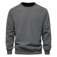 thumbnail image 1 of AIOPESON, sudaderas de gran tamaño de lana de cordero para hombre, sudadera de oso de peluche para amantes sólidos, suéter cálido para otoño e invierno AIOPESON Sudadera Poliéster, 1 of 7