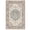 Blue and Red, variant on Gianna 9x12 FT Large Polyester Area Rug for Living Room, Machine Washable Low-Pile Rug with Non-Slip Backing, Durable Edge Binding for Bedroom, Dining Room, Christmas Rug, Vintage Style, Beige