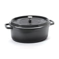 thumbnail image 1 of GET CA-007-GR/BK/CC 6 1/2 qt Ceramic Coated Aluminum Dutch Oven, Gray, 1 of 1