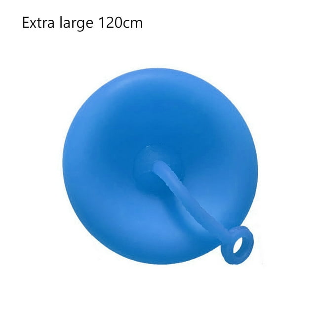 Vogacara Bola Wubble, globo de burbujas, juguete de relleno de agua, accesorio de fiesta, plástico, dulce regalo, entretenimiento, inflable, gran Juguetes Educativos Azul 130cm