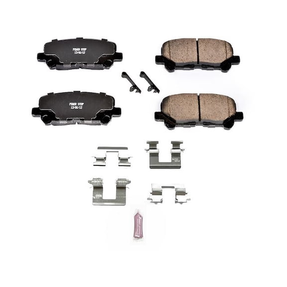 Rear Brake Pad Set - Compatible with 2012 - 2015 Honda Pilot 2013 2014