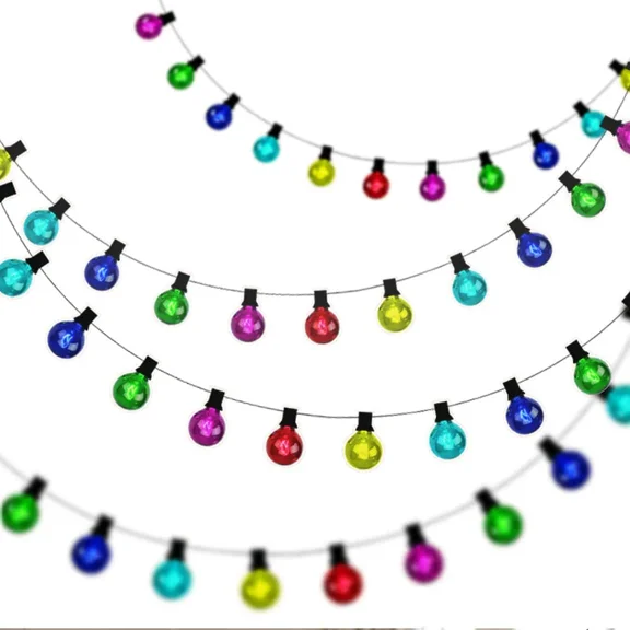 Cheerland Colorful Light Bulb String Garlands Kit, Festive Christmas Decoration, 31.5 Ft