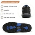 thumbnail image 4 of Mens Outdoor Hiking Shoes Lightweight Breathable Sneakers Non-slip Comfortable Low Top Work Shoes All Seasons Gray 11.5 US, 4 of 7