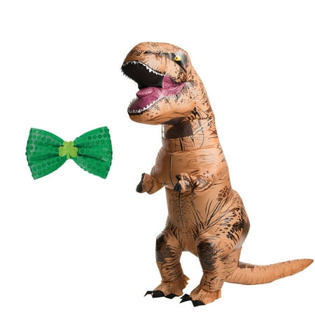 Inflatable T-Rex Adult Costume - Cape Bundle