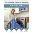 thumbnail image 7 of Casa Platino Soft Bath Towels Set of 2 - Quick Dry, Lightweight Towels for Gym, Spa, Home & Daily Use - Cerulean Blue, 7 of 7