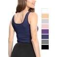 thumbnail image 3 of Stretch Is Comfort Women's and Plus Size Oh so Soft Long Length Base Layer Tank Top | Adult Small- 5x, 3 of 5