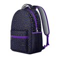 thumbnail image 3 of Colorful Polka Dots School Backpack Minimalist Dots and Geometric Pattern Design Fashion Travel Bag for Students, 3 of 6