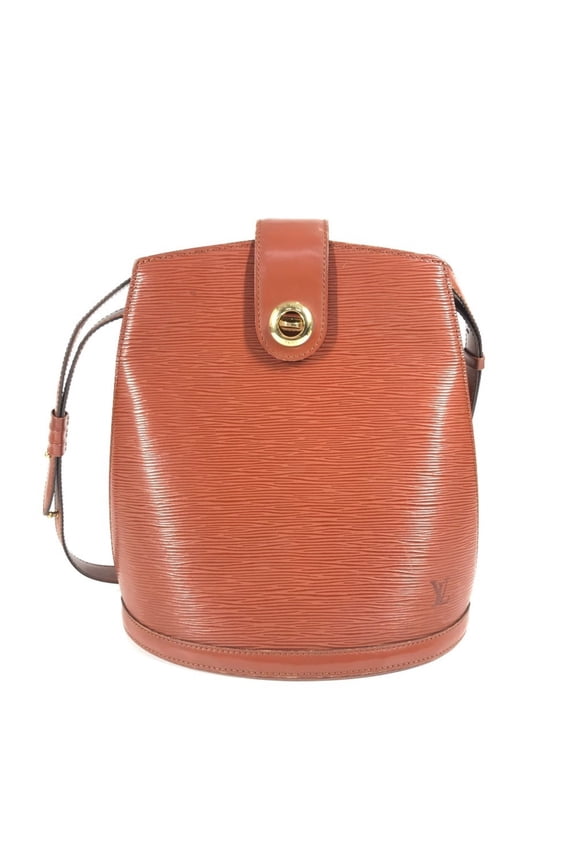 Pre-Owned LOUIS VUITTON M52253 Epi Cluny Shoulder Bag in Leather, Kenya Brown, Women's (Fair)
