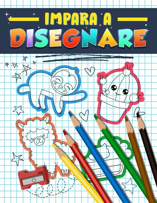 Impara a disegnare Un libro delle attività e guida con 222 progetti passo a passo per bambini