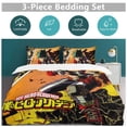thumbnail image 5 of My Hero Academia Duvet Cover Set 3-Piece Bedding Set Soft Warm And Comfortable Soft Bed Set with 1 Duvet Cover And 2 Pillowcases for Bedroom All Season 90"x90", 5 of 7