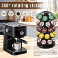 thumbnail image 2 of Tigebraver K Cup Holder, Coffee Pod Holder For Keurig Pods – 40 Capsule Spinning Organizer With 360° Turntable, Space Saving For Kitchen Counter & Office, 2 of 9