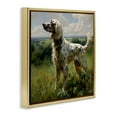 thumbnail image 4 of Stupell Industries Dalmatian Dog in Countryside Animals & Insects Painting Gold Floater Framed Canvas Art Print Wall Art, 25 x 25, 4 of 10