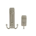 thumbnail image 4 of Command™ Double Hook 17036BN-VPEF, Brushed Nickel, 3 Hooks/3 Strips/Pack, 4 of 6