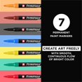 thumbnail image 3 of Sakura Permapaque Paint Markers - Assorted Colors - 1.0 mm Markers Pens - 7 Pack, 3 of 9